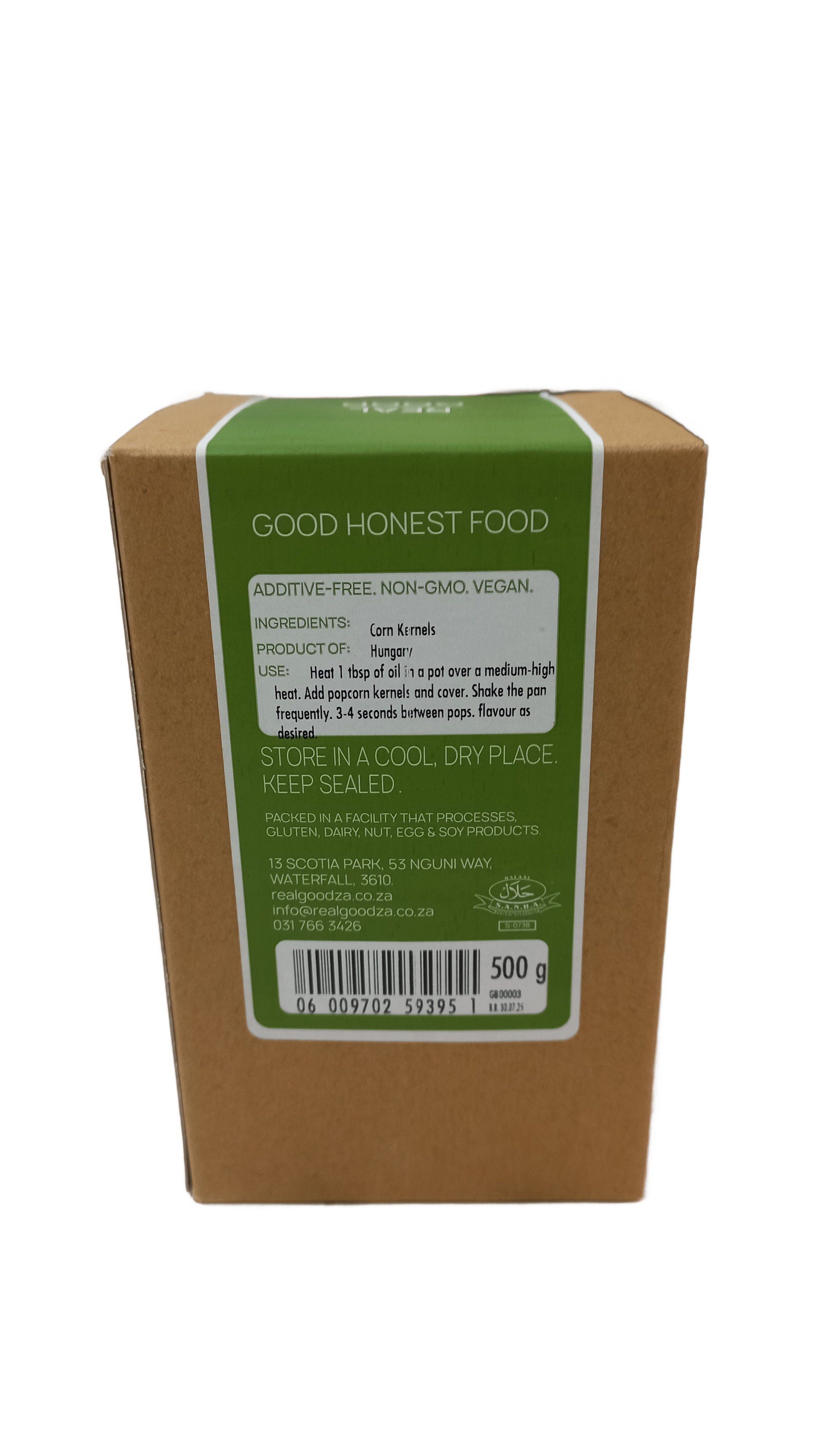 REAL GOOD - Popcorn - 500g | One Life Health
