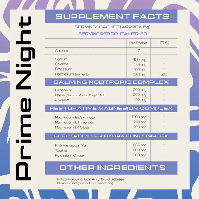 PRIMESELF - Prime Night - 5g × 30 Sachets | One Life Health