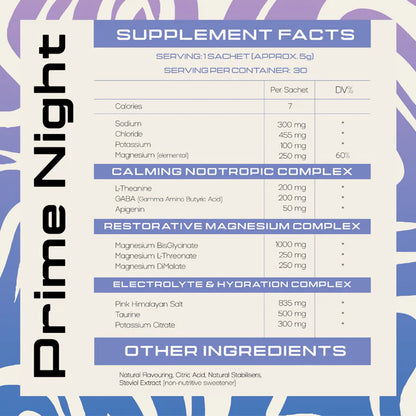 PRIMESELF - Prime Night - 5g × 30 Sachets | One Life Health