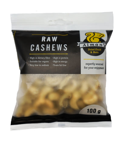 ALMANS - Cashews Raw - 100g | One Life Health