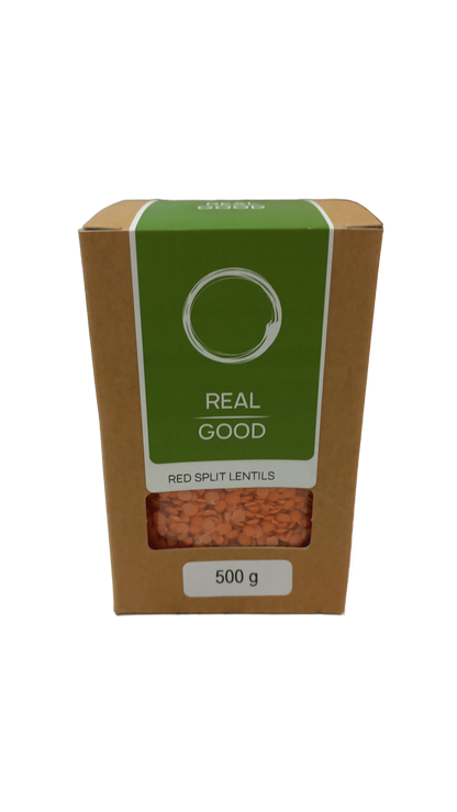 REAL GOOD - Red Split Lentils - 500g | One Life Health