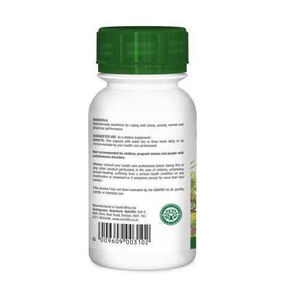 NUTRIHERB - Rhodiola 60 Capsules | One Life Health