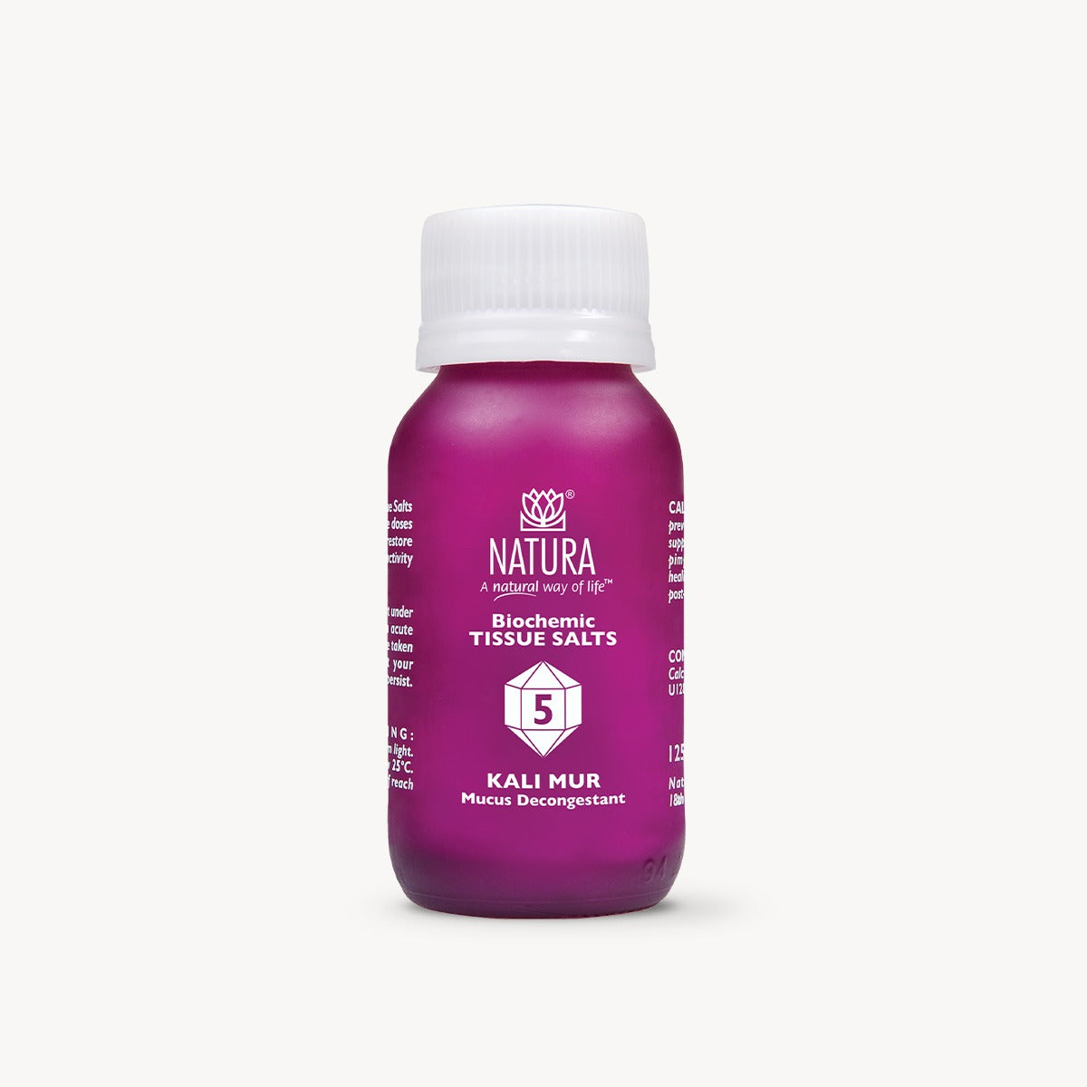 NATURA - Tissue Salt No.5 - Kali Mur - 125 Tablets | One Life Health