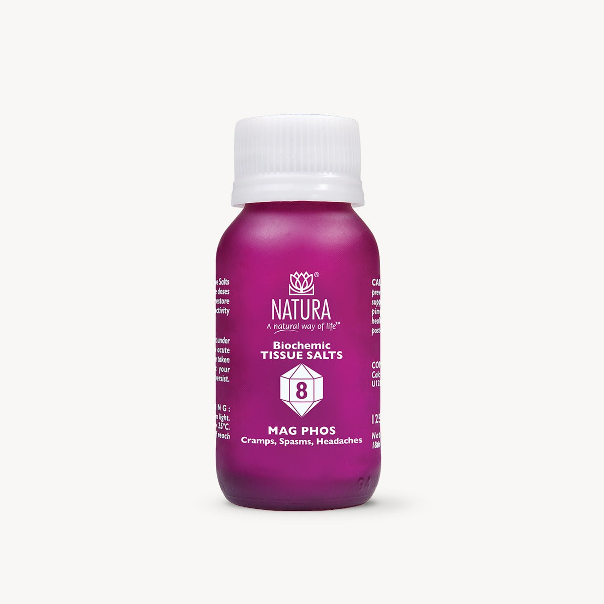 NATURA - Tissue Salt No.8 - Mag Phos - 125 Tablets | One Life Health