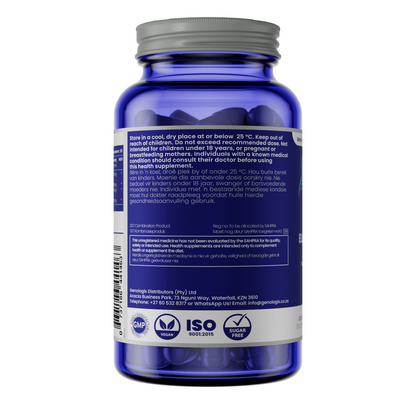 GENOLOGIX - Blueberry + Elderberry Extract 1500mg - 120 Veg Capsules | One Life Health
