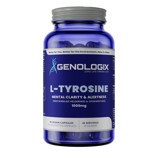 GENOLOGIX - L-Tyrosine 1000 mg - 90 Veg Capsules | One Life Health