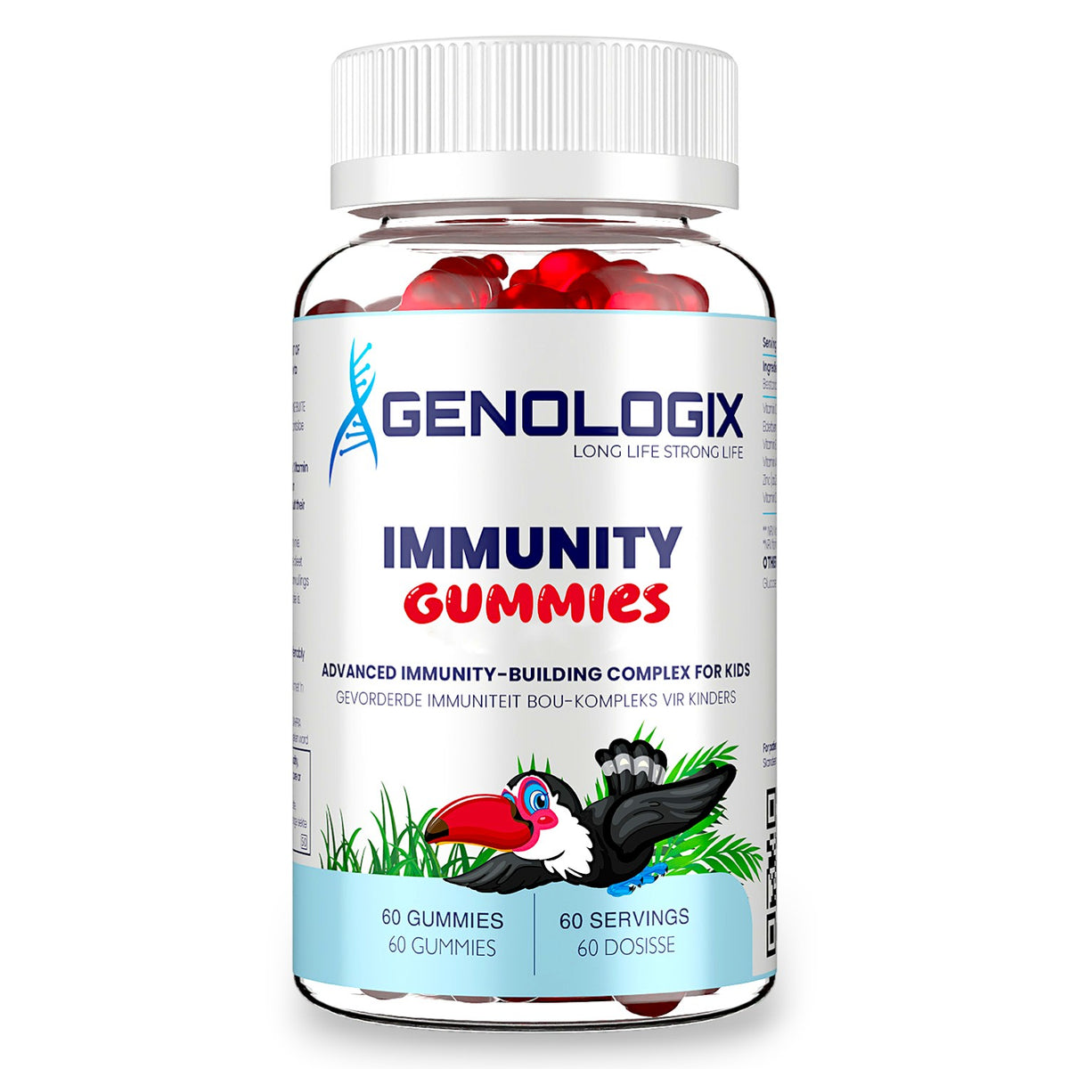 GENOLOGIX - Kids Immunity Gummies - 60 Gummies | One Life Health