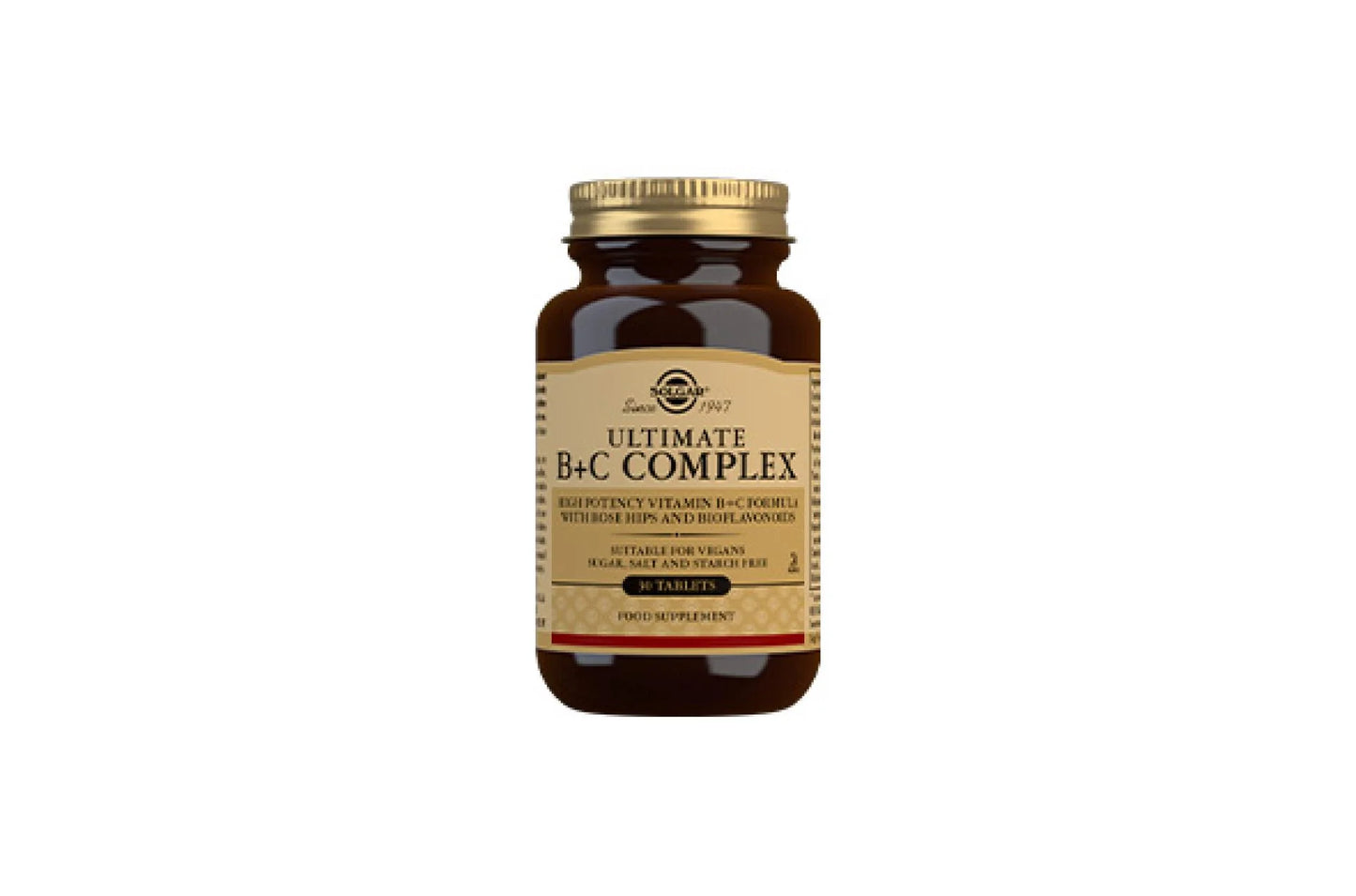 SOLGAR - Ultimate B+C Complex - 30 Tablets | One Life Health