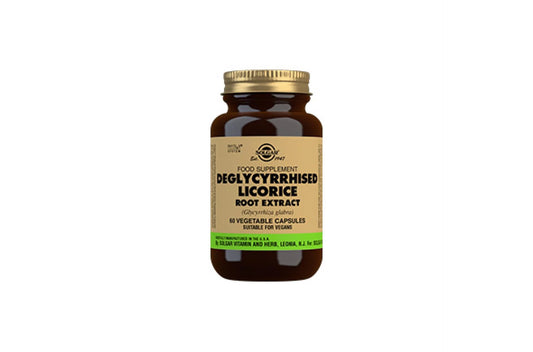 SOLGAR - Deglycyrrhised Licorice Root Extract - 60 Vegetable Capsules | One Life Health