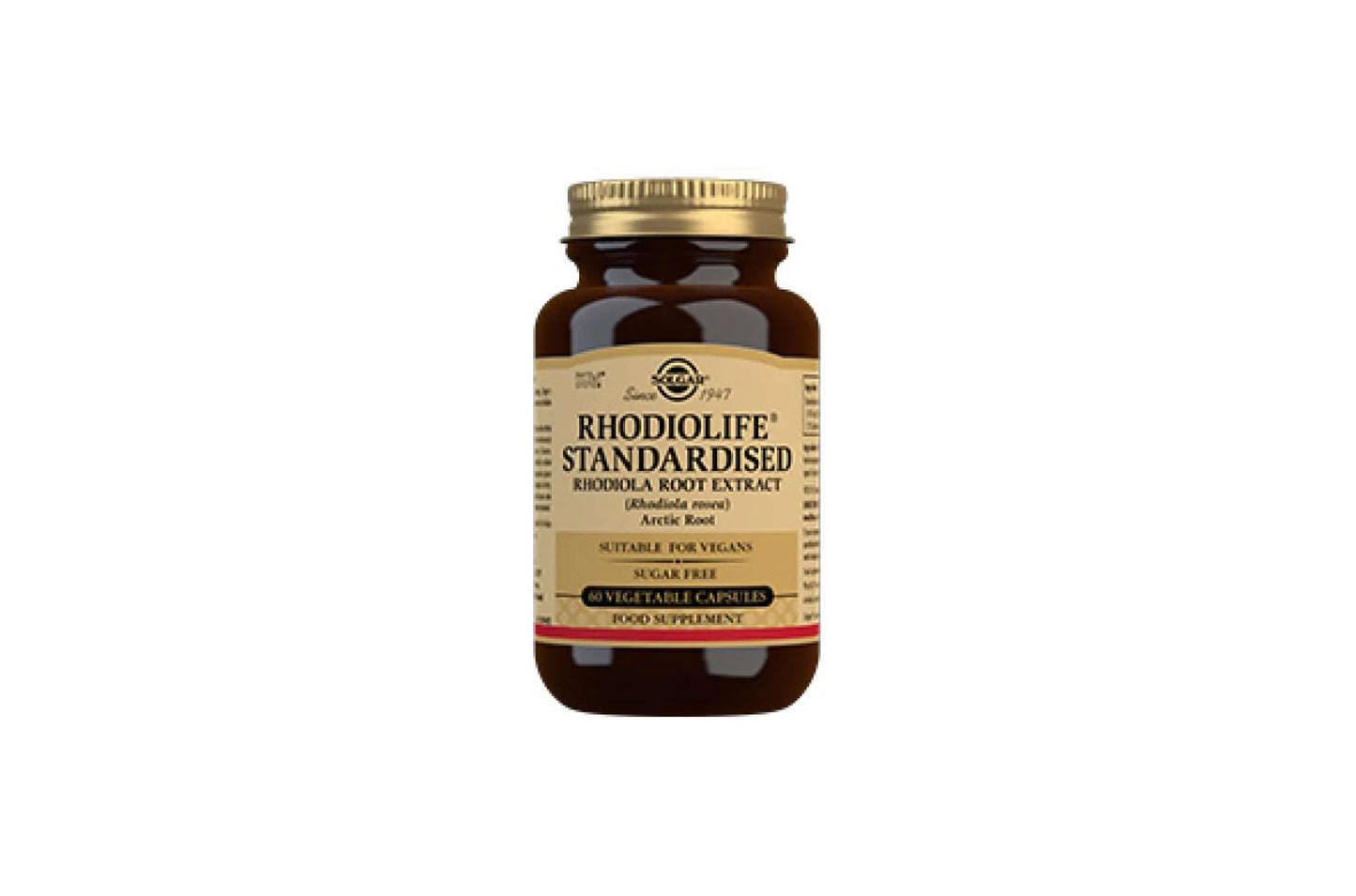 SOLGAR - Rhodiola Root Extract - 60 Vegetable Capsules | One Life Health