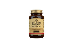 SOLGAR - Calcium Citrate with Vitamin D3 - 60 Tablets