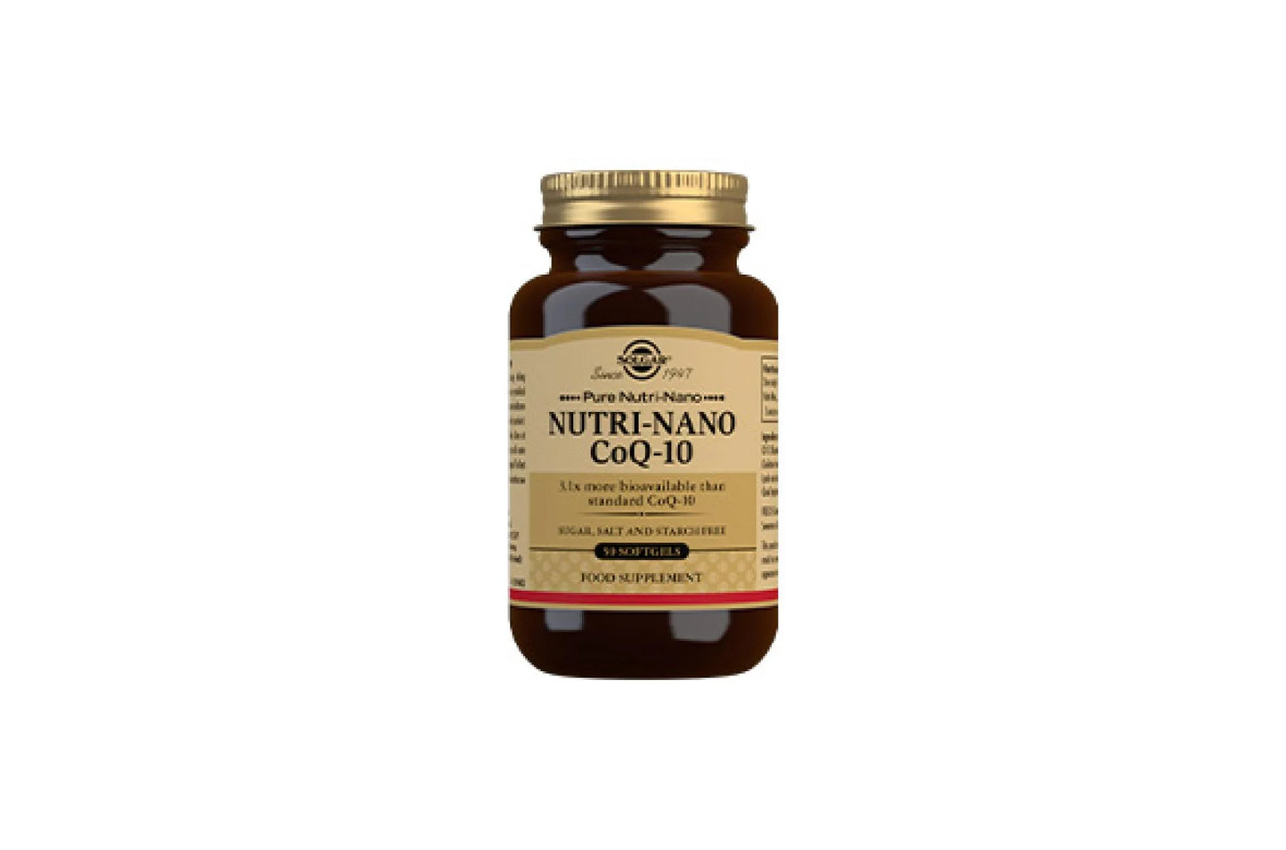 SOLGAR - Nutri-Nano™ CoQ-10 3-1x - 50Softgels | One Life Health