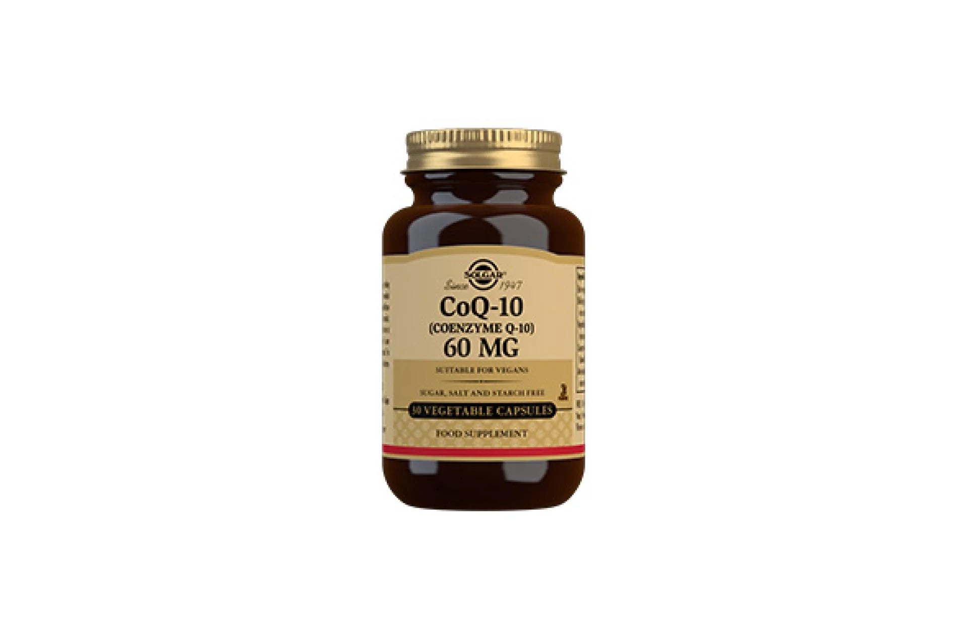 SOLGAR - CoQ-10 60 mg – 30 Vegetable Capsules | One Life Health