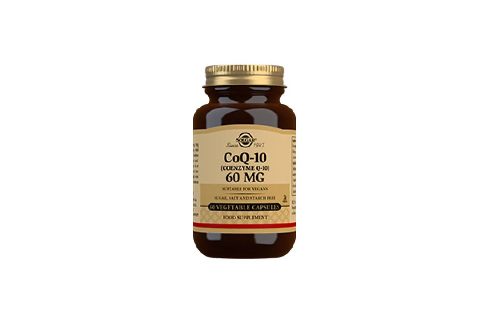 SOLGAR - CoQ-10 60 mg – 60 Vegetable Capsules | One Life Health