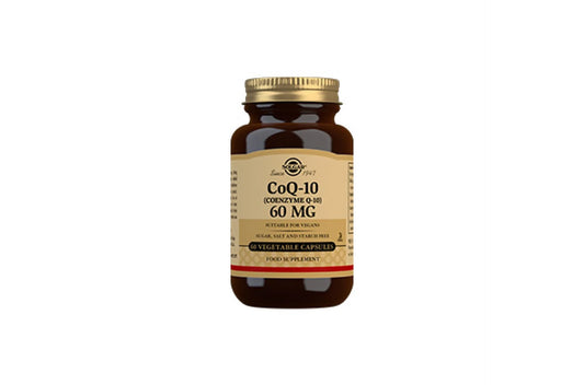 SOLGAR - CoQ-10 60 mg – 60 Vegetable Capsules | One Life Health