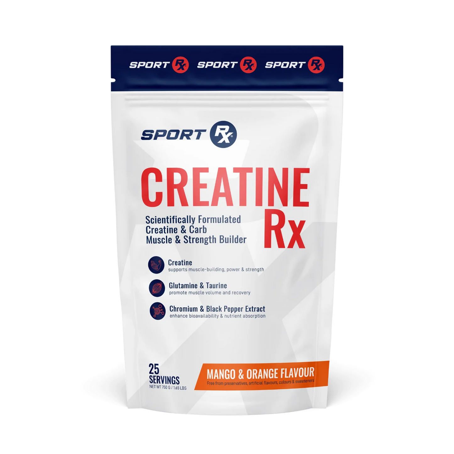 SPORT RX - Creatine Rx Mango & Orange - 750g | One Life Health