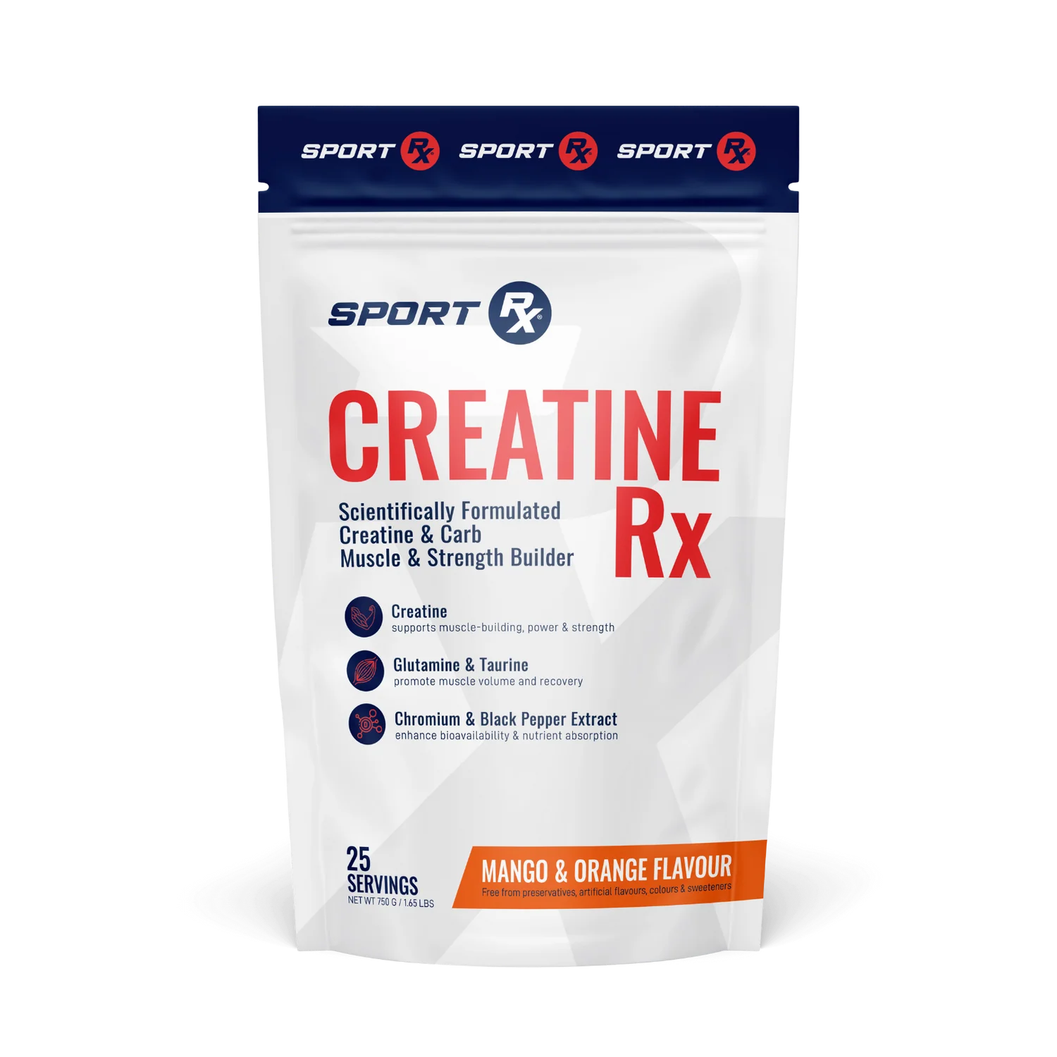 SPORT RX - Creatine Rx Mango & Orange - 750g | One Life Health