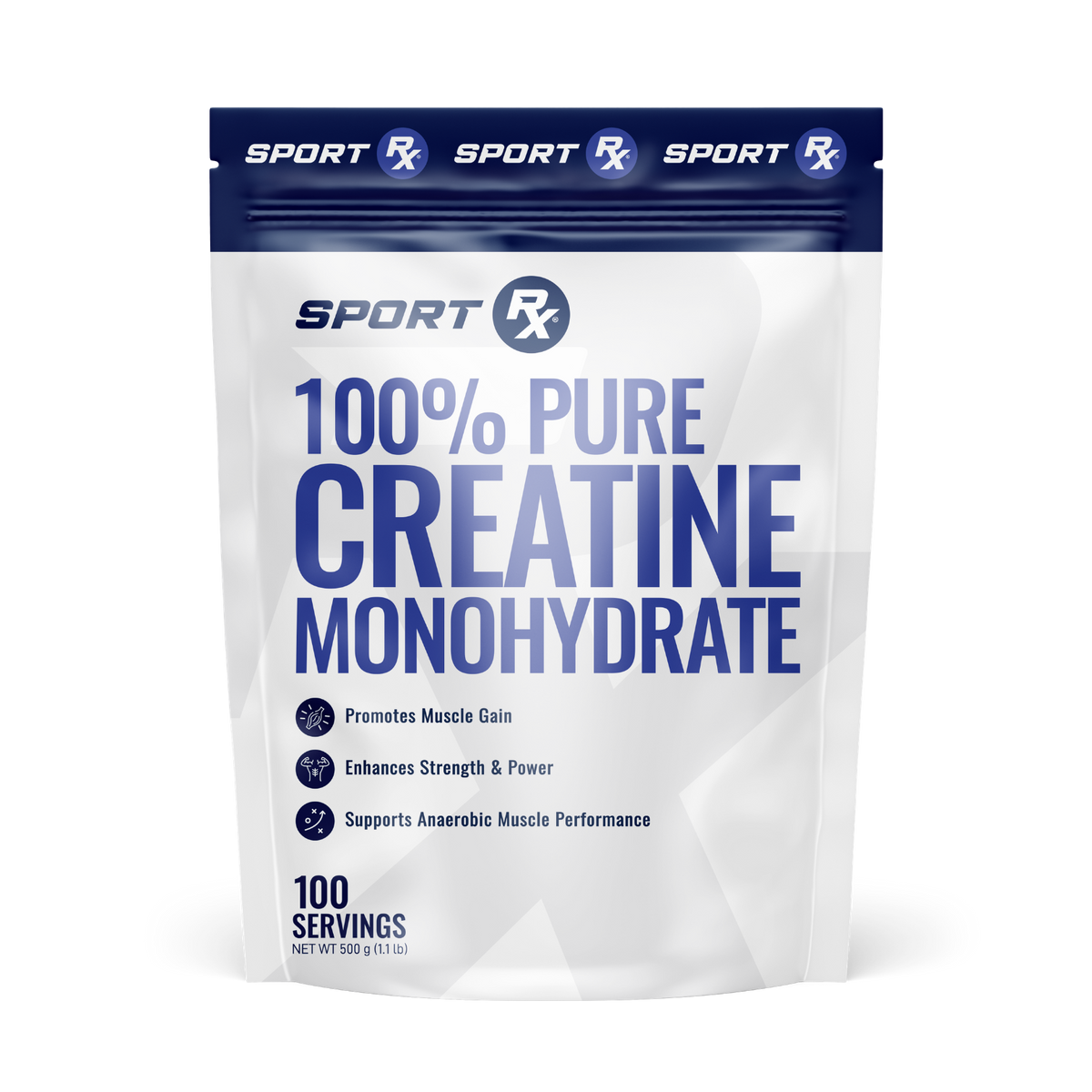 SPORT RX - 100% Pure Creatine Monohydrate - 500g | One Life Health