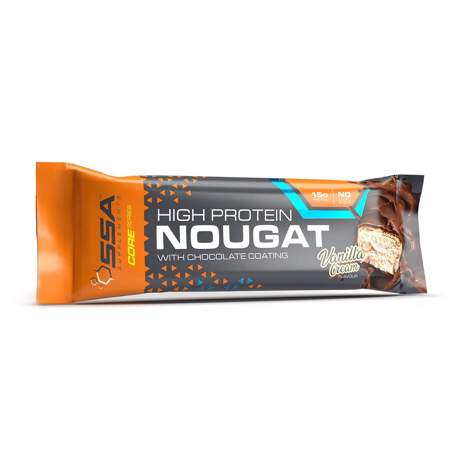SSA CORE SERIES - High Protein Nougat - Vanilla Cream - 50g Bar | One Life Health