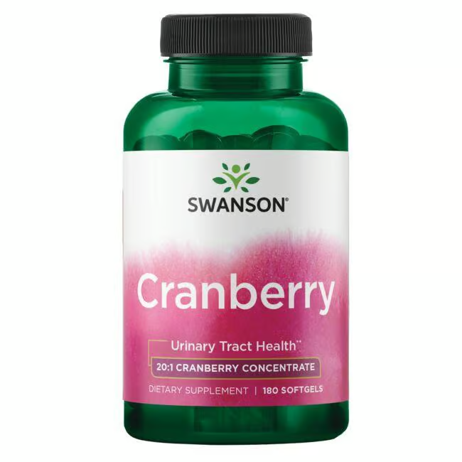 SWANSON - Cranberry 20:1 Concentrate - 180 Soft Gels | One Life Health