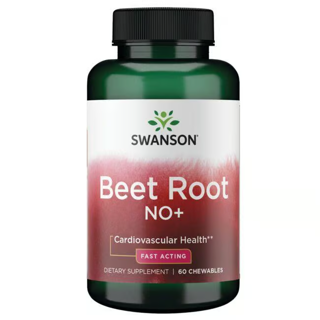 SWANSON - Beet Root NO+ - 60 Chewables | One Life Health