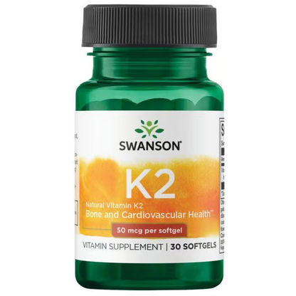 SWANSON - Vitamin K2 50 mcg - 30 Softgels | One Life Health