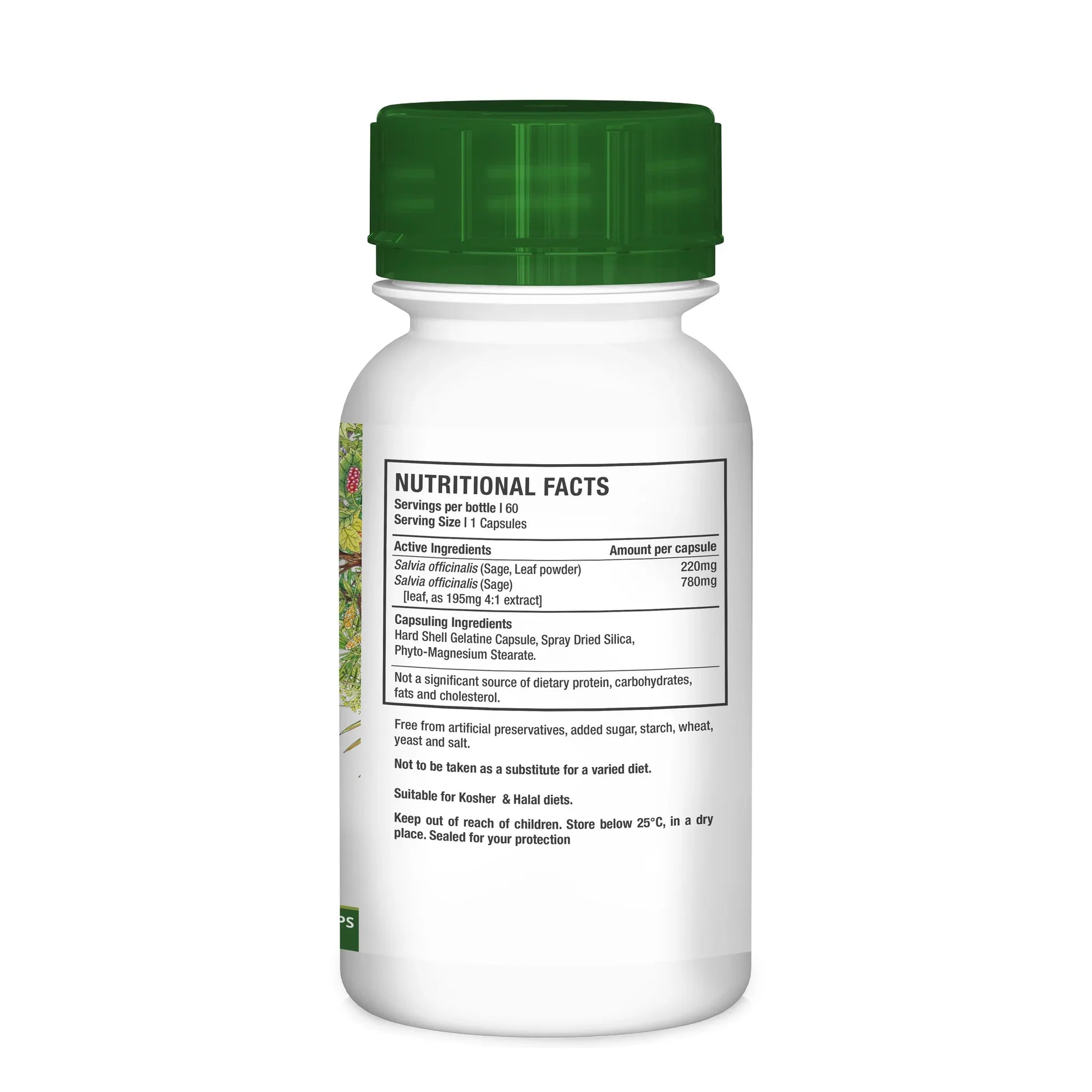 NUTRIHERB - Sage 60 Capsules | One Life Health