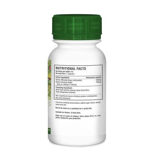 NUTRIHERB - Sage 60 Capsules | One Life Health