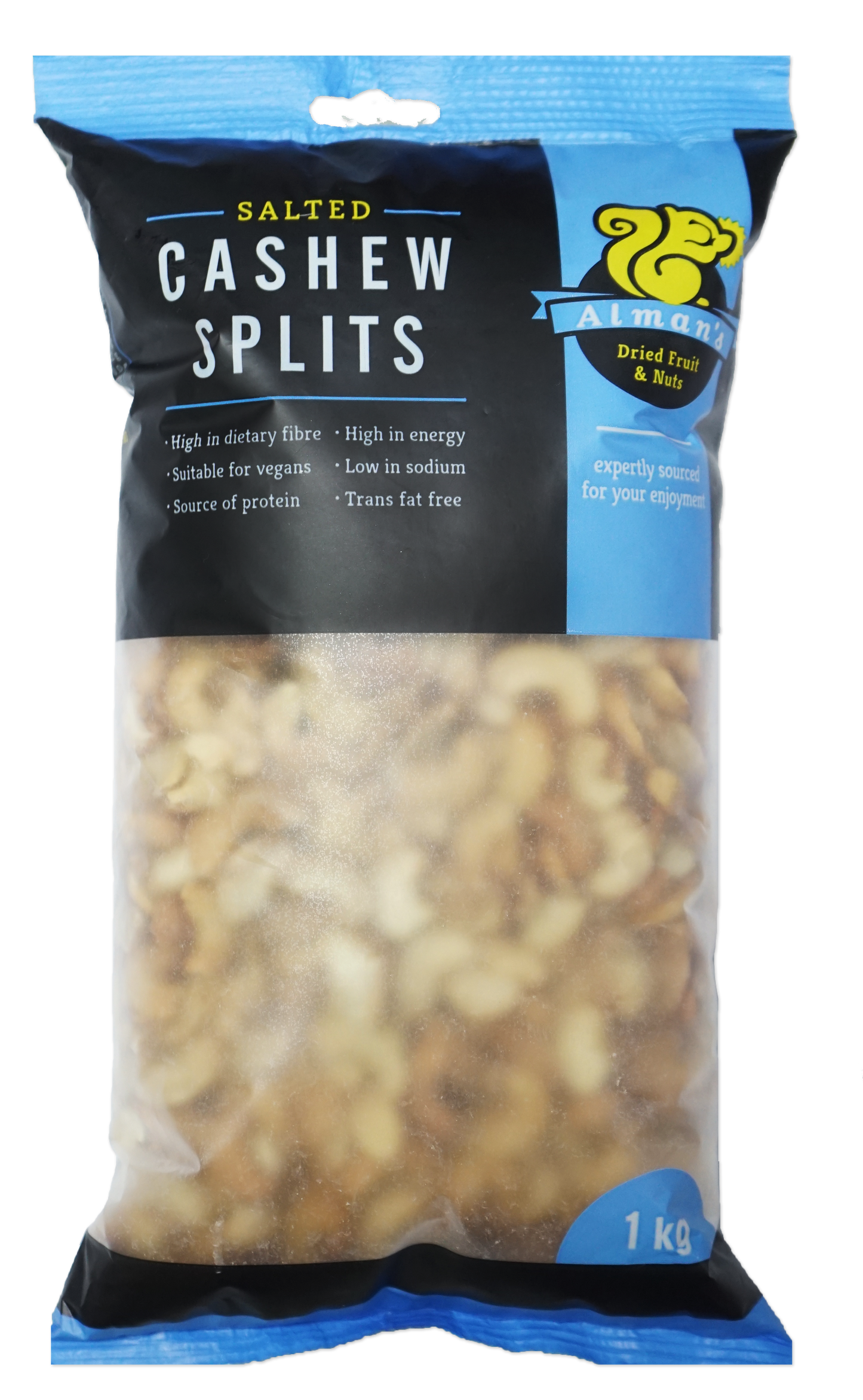 ALMANS - Cashews Split Salted - 1kg | One Life Health