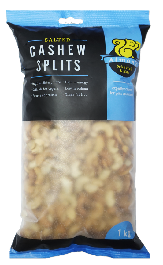 ALMANS - Cashews Split Salted - 1kg | One Life Health