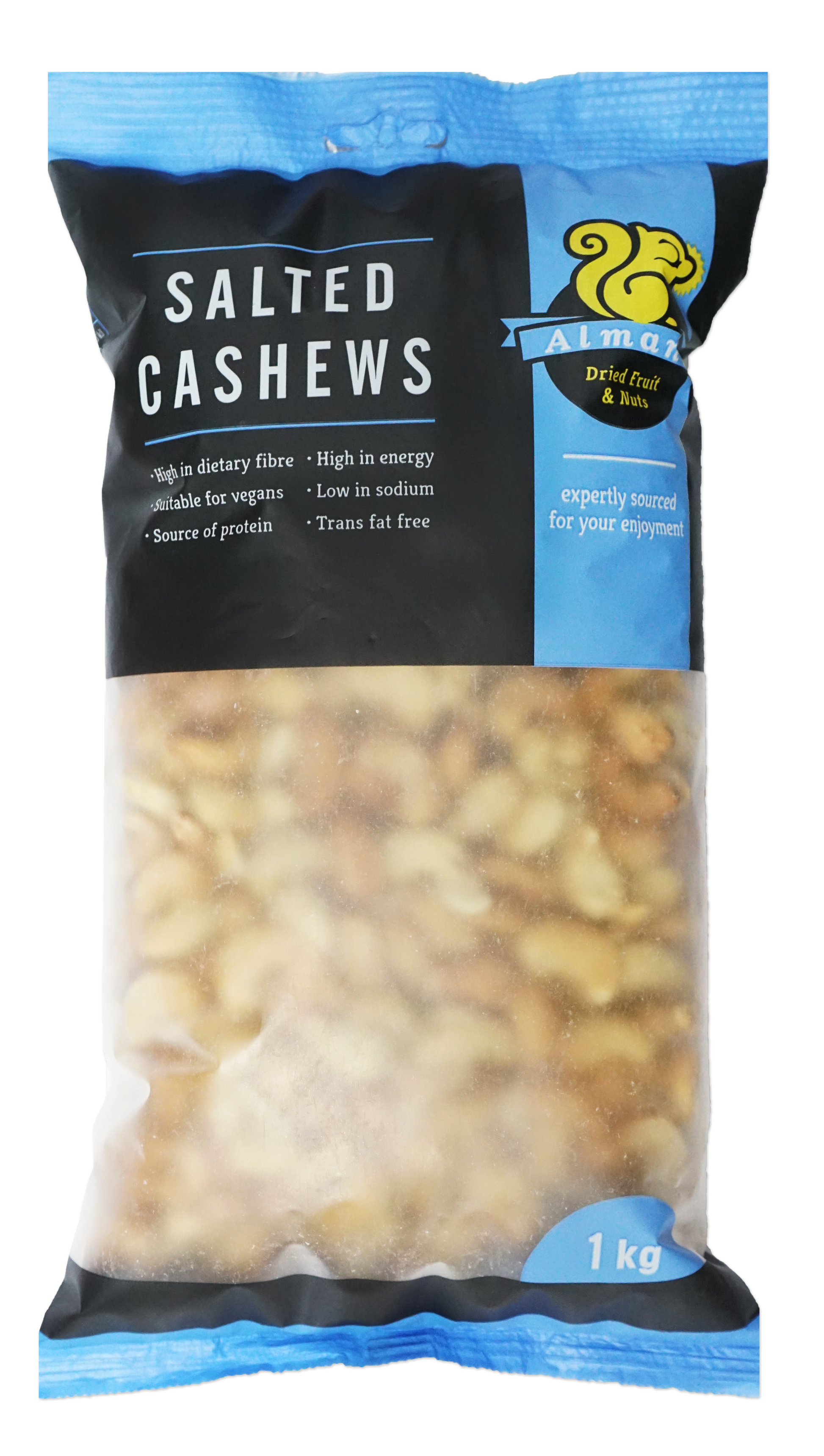 ALMANS - Cashews Salted - 1kg | One Life Health