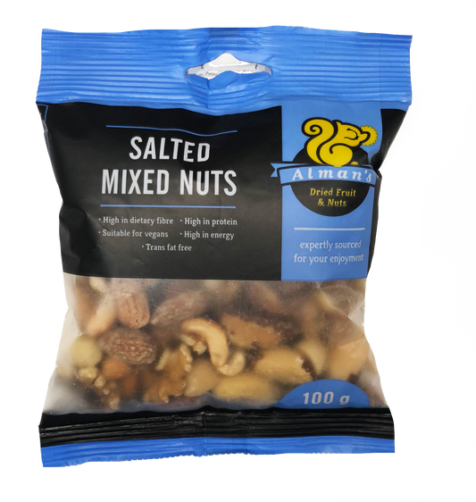 ALMANS - Mixed Nuts Salted - 100g | One Life Health