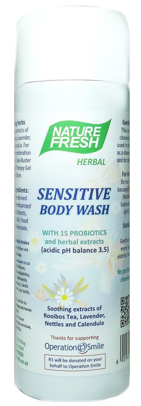 NATURE FRESH - Sensitive Body Wash - 200ml | One Life Health