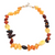 BALTIC AMBER FOR AFRICA - Teething Ankle Bracelet Mixed