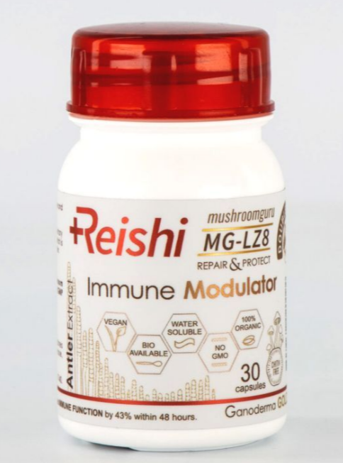 MUSHROOM GURU - Reishi Immune Modulator - 30 Veg Capsules | One Life Health