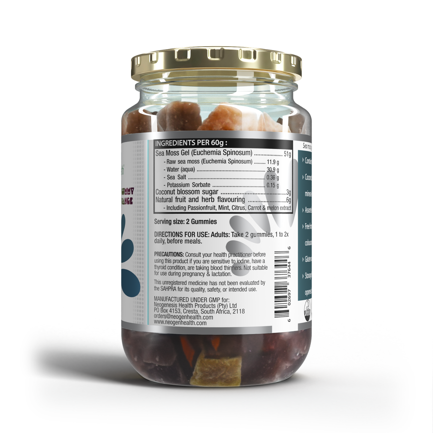 NEOGENESIS HEALTH - Sea Moss Gummies - 175g | One Life Health