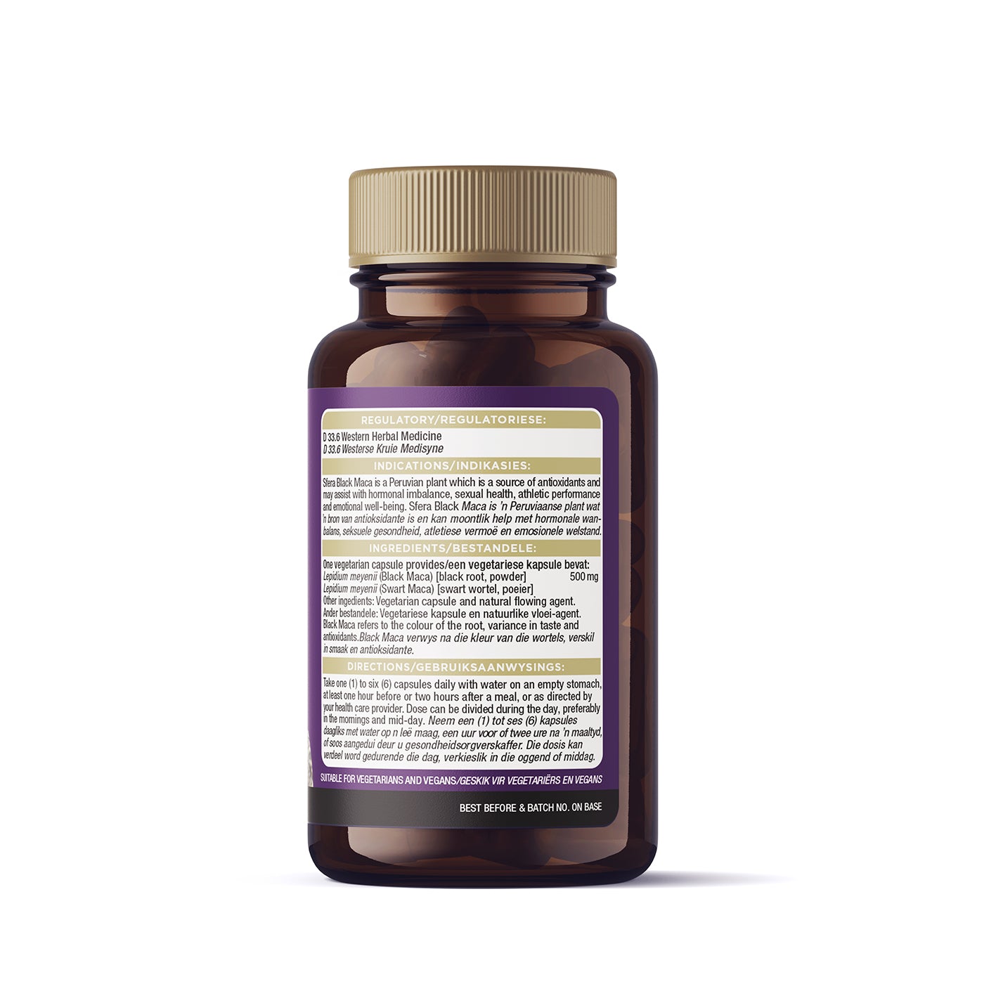 SFERA BIO NUTRITION - Black Maca 60 Capsules | One Life Health