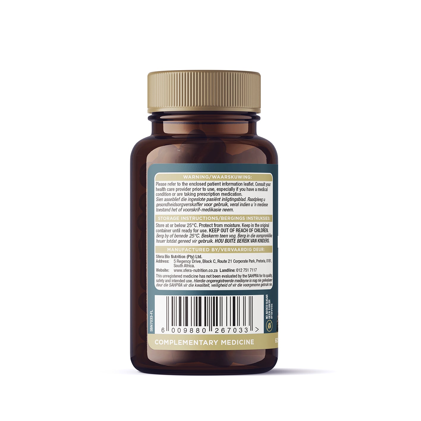 SFERA BIO NUTRITION - Full Spectrum Mushroom Complex 60 Capsules | One Life Health