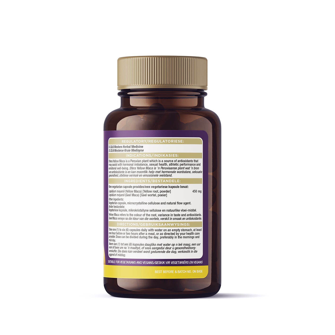 SFERA BIO NUTRITION - Yellow Maca 60 Capsules | One Life Health