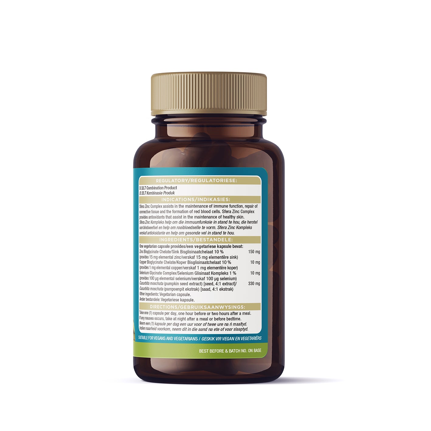 SFERA BIO NUTRITION - Zinc Complex 60 Capsules | One Life Health