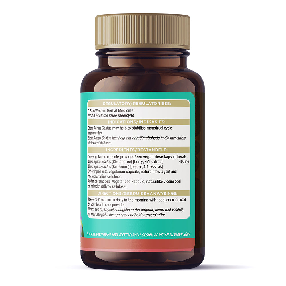 SFERA BIO NUTRITION - Agnus Castus 60 Capsules | One Life Health
