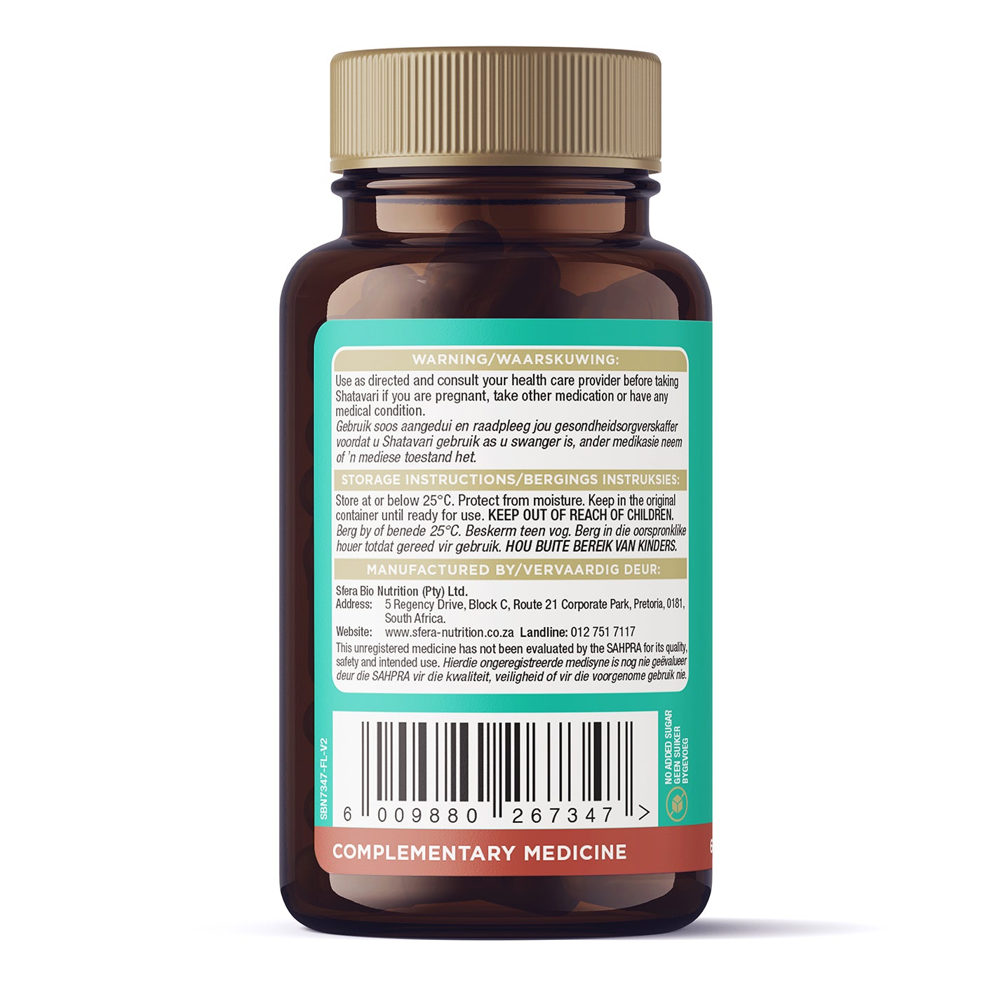 SFERA BIO NUTRITION - Shatavari 60 Capsules | One Life Health