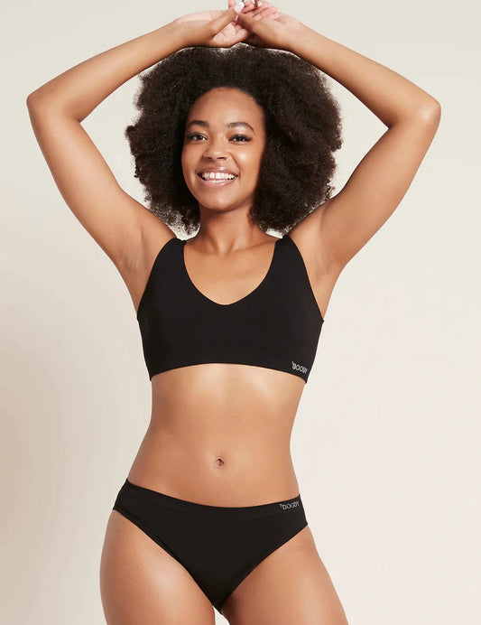 BOODY - Ladies Black Shaper Crop Bra - M | One Life Health