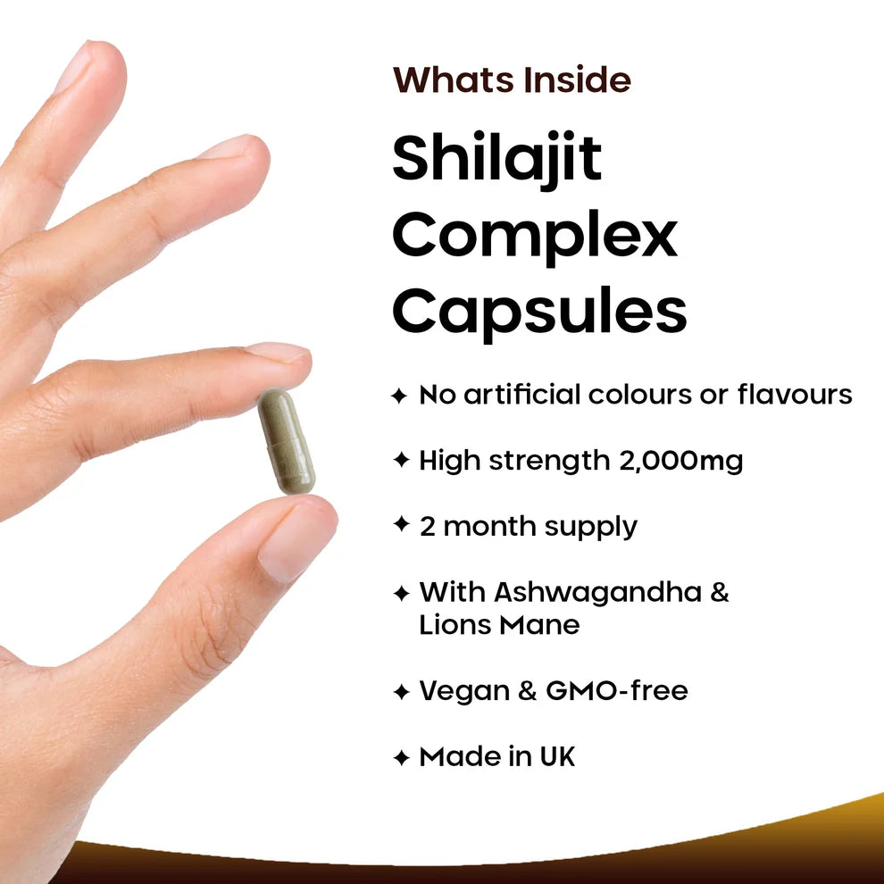 NEW LEAF - Shilajit 3 in 1 Complex - 120 Capsules