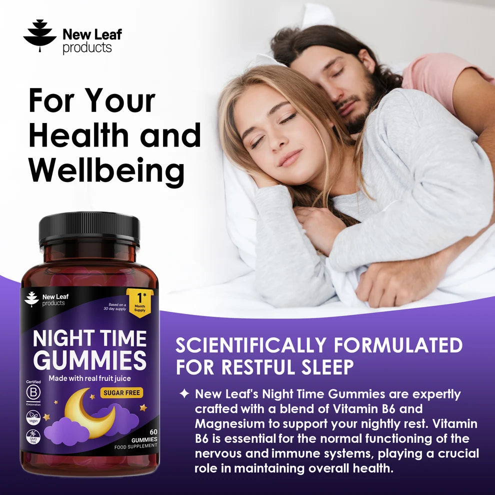 NEW LEAF - Night Time - 60 Gummies