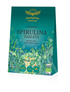SOARING FREE SUPERFOODS - Spirulina Tablets, Organic  100g