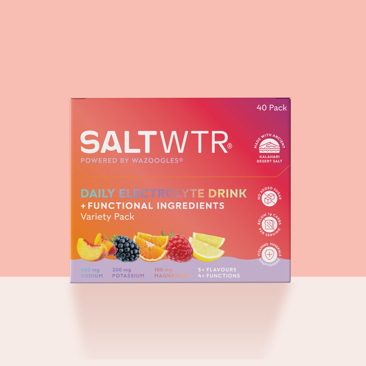 SALTWTR - Daily Electrolytes Variety Pack - 40 Sachets | One Life Health