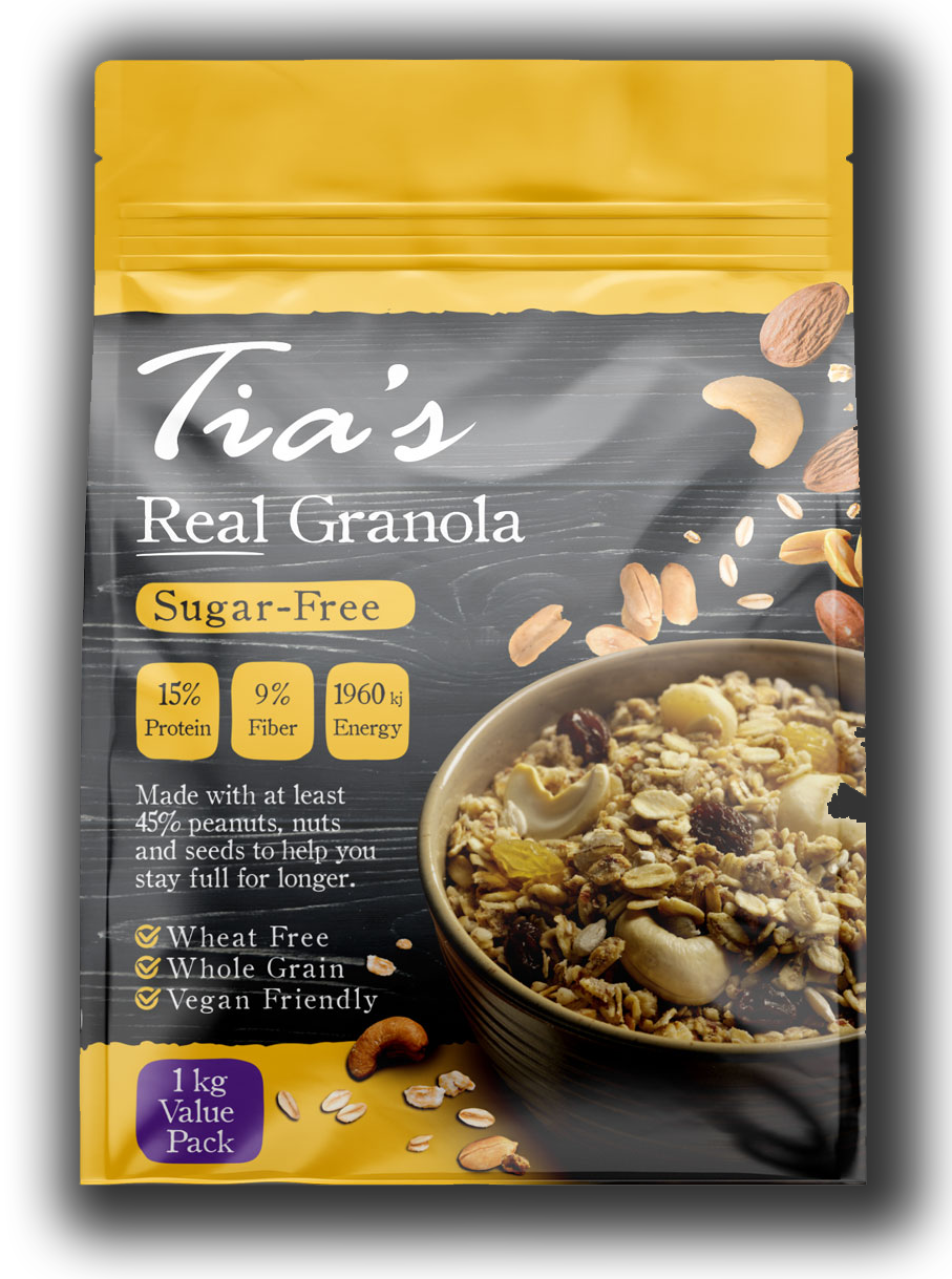 TIA'S MUESLI - Sugar Free Granola - 1kg | One Life Health
