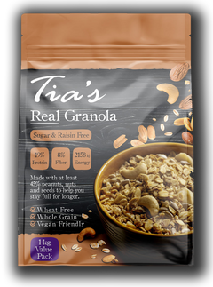 TIA'S MUESLI - Sugar & Raisin Free Granola - 1kg