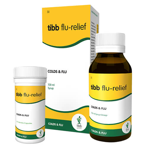 TIBB HEALTH - Tibb Flu-Relief Syrup - 100ml | One Life Health